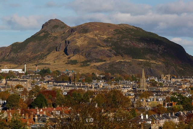 On a clear winters day, walkers get a spectacular view of Edinburgh from the top of Arthur’s Seat. The ancient volcano is located in Holyrood Park, just a stone’s throw from the Royal Mile. It's easy to follow along the well-marked paths, although it is steep in some places, so it can be challenging for some.
