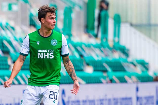 Melker Hallberg might have had limited gametime this season but he put in a barnstorming performance against Dundee United