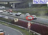 Broken down vehicle causes early-morning delays on Edinburgh city bypass.