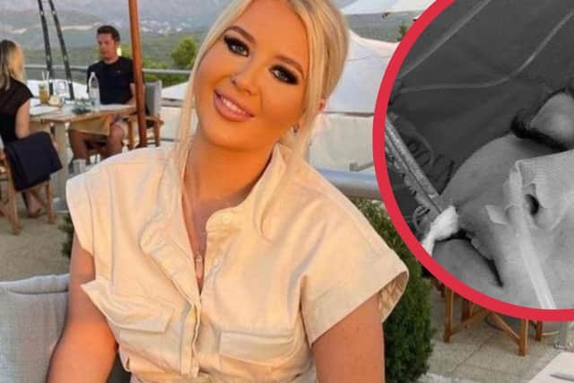 The family of a tourist from Edinburgh has confirmed she has woken from a coma a week after falling from a balcony in Croatia whilst on holiday.
