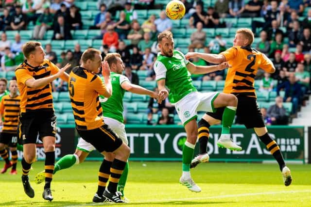 The sides met at Easter Road last July in the Betfred Cup