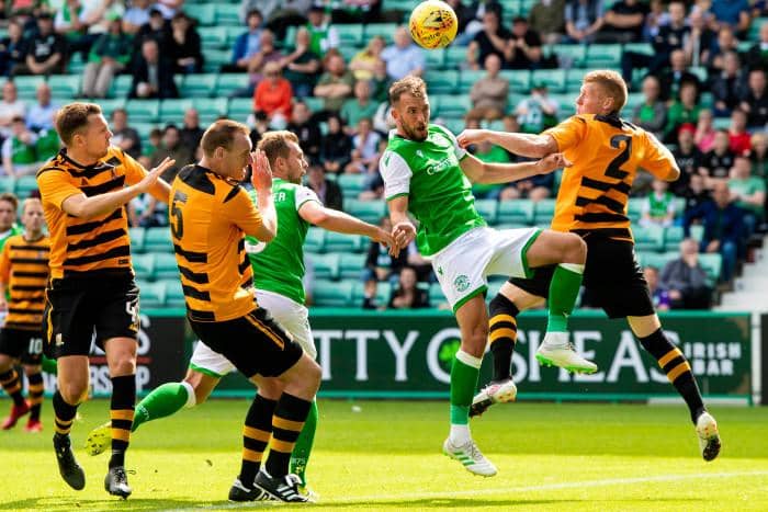 The sides met at Easter Road last July in the Betfred Cup