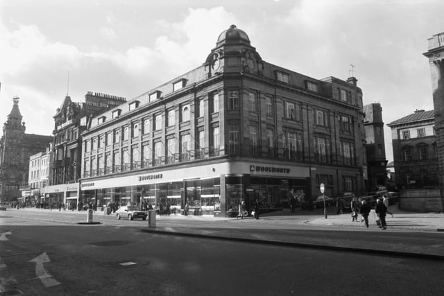 The Woolworth department store which used to occupy the site at the corner of West Register Street and Princes Street. Picture taken March 1982