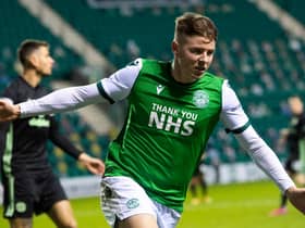 Kevin Nisbet is in great form for Hibs.