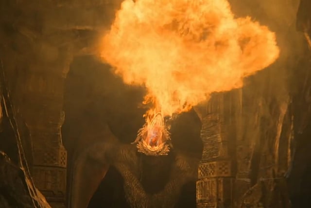 Dreamfyre is the dragon of Helaena Targaryen. Fans think she was spotted in the dragon pit of King's Landing in Season 1, where a young Aemond snuck down and got a fiery welcome. She is also rumoured to be the mother of Daenerys' dragons, Drogon, Rhaegal, and Viserion.