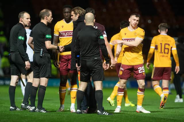 Hearts left Fir Park after a frustrating afternoon on Saturday.