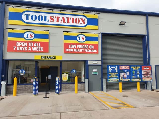 The new Toolstation store is open from 7am to 8pm Monday to Friday, 7am to 7pm Saturday and 9am to 4pm Sundays.