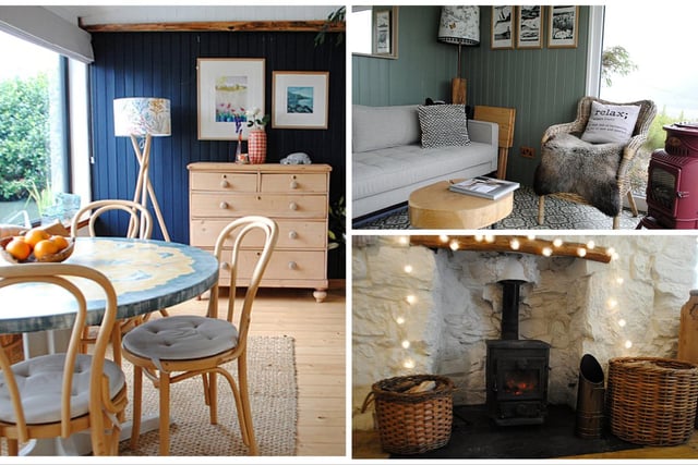 An historic croft house on Skye which underwent extensive renovation. Lochbay is home to artist Denise and her husband Bob. Photos: BBC Scotland