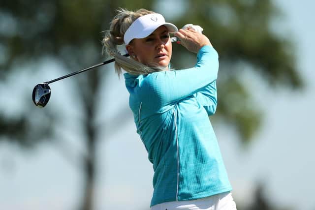 Charley Hull, who made her debut alongside Catriona Matthew in 2013, is making her fifth Solheim Cup appearance this weekend. Picture: Maddie Meyer/Getty Images.