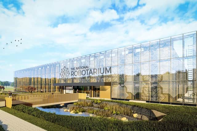 A CGI of the new National Robotarium facility which will be opening later this year on the Heriot-Watt University campus.