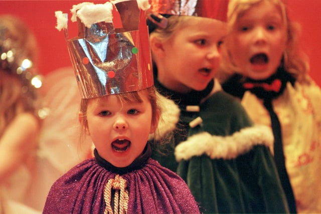 In 1998, St George’s also performed their own school nativity play - complete with costumes, of course. Picture: 11 December 1998