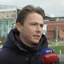 Scott Allan was reviewing the cinch Premiership midweek card for Sky Sports and discussed his former club's performance against Celtic and the upcoming Edinburgh derby