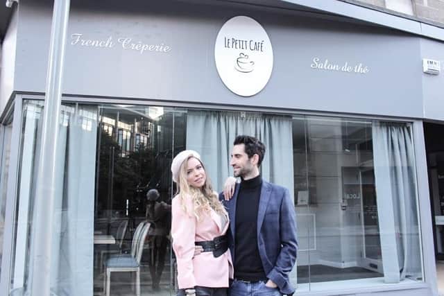 Owners of Le Petit Cafe, Marion and Mathias Agasse, opened their new cafe in mid-October to delight locals with sweet and savoury crepes