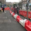 Businesses say the area where there is no work going on could be used for parking and provide a vital lifeline to the shops.