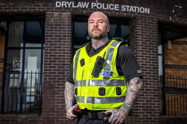 PC Tony Lawrence has been nominated for his efforts in the community.
Pic: Andy Barr