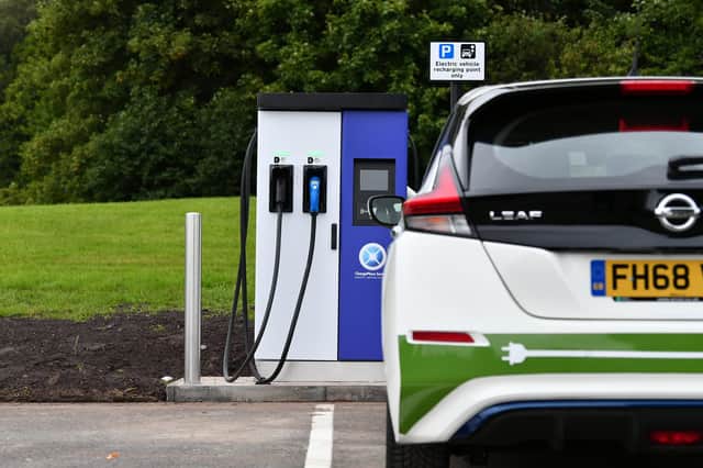 Edinburgh needs to get more charging points for electric cars (Picture: John Devlin)