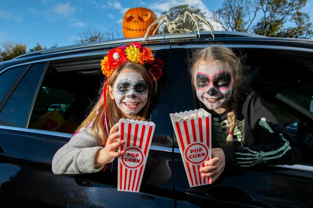 The Hallowe'en movies will be viewed safely from the distance of your car