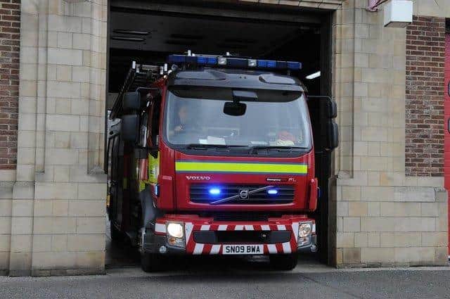 Emergency services were called out to North High Street just after 5.30pm after a fire broke out in a first-floor flat on Saturday.