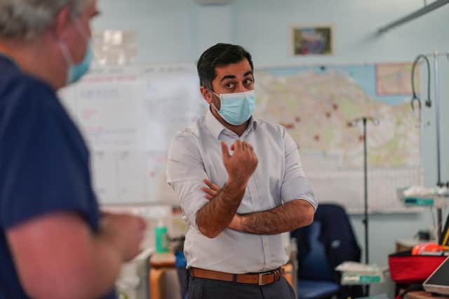 Health Secretary Humza Yousaf is under pressure over the NHS crisis (Picture: Peter Summers/Getty Images)