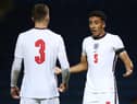 James Hill featuring for the England under-20s against Italty in 2021. Picture: Getty
