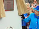 Her Majesty The Queen, pictured opening Newtongrange Train Station in 2015.