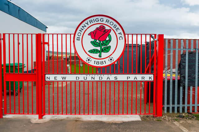 Bonnyrigg Rose's New Dundas Park is closed due to the ongoing coronavirus pandemic.