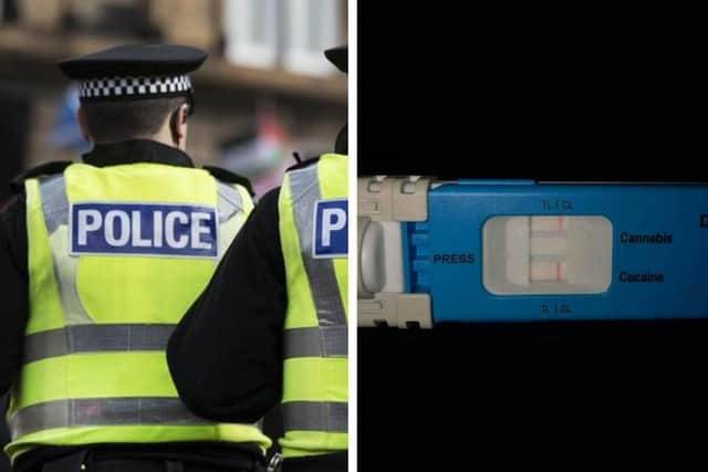 Driver arrested after testing positive for cocaine in Edinburgh last night