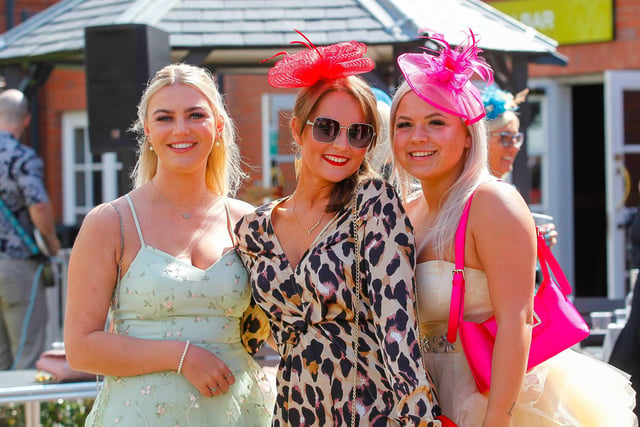 It was fancy fascinators at the ready as Ladies Day got under way in Musselburgh.