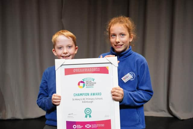 Pupils from St Mary's scoop award for their enterprise  
PIC: Bart Madejski, Open Aye