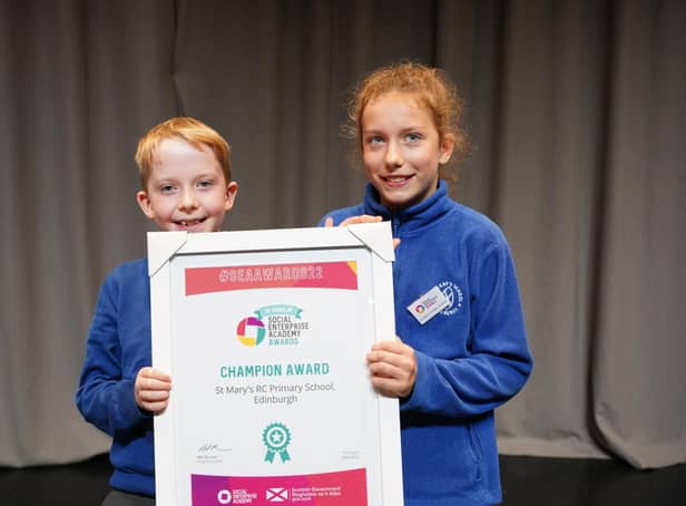 Pupils from St Mary's scoop award for their enterprise  
PIC: Bart Madejski, Open Aye