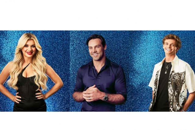 Liberty Poole, Ben Foden and Regan Gascoigne have joined the Dancing On Ice cast for 2022 (Image credit: ITV)
