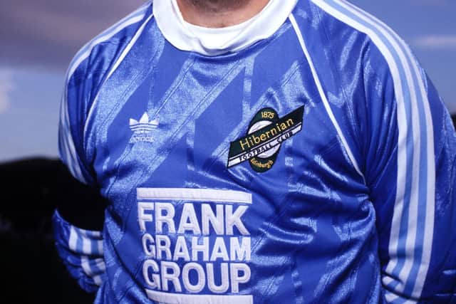 Andy Goram pictured at Hibs in season 1989/1990. He spent four years at Easter Road from 1987 to 1991 before moving to Rangers