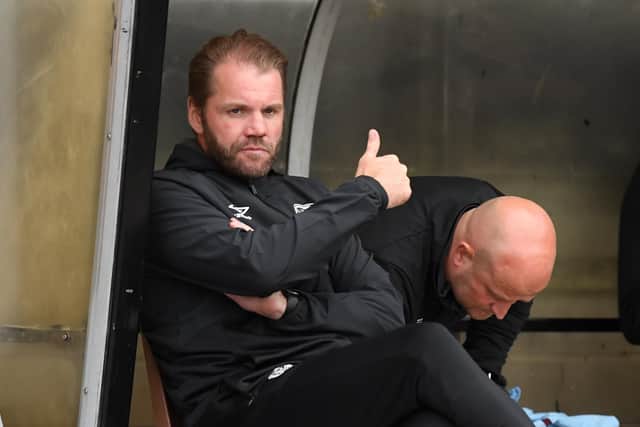 Hearts manager Robbie Neilson was satisfied with his team's performance at New Bayview