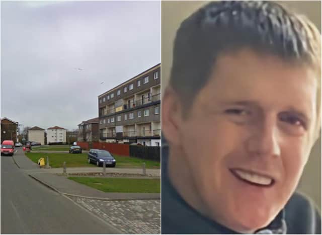 Dean Ritchie was pronounced dead at the scene in Mosside Drive. Pictures: Google/Police Scotland