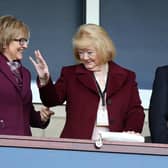 Ann Budge, right, has helped turn Hearts around over the last eight years (Picture: Ian MacNicol/Getty Images)