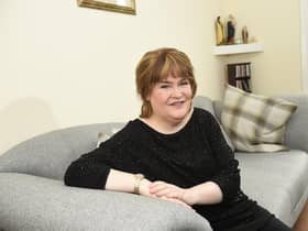 Happiest at home: Susan Boyle
Pic - Greg Macvean
