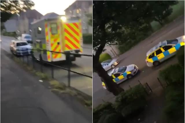 Lochend Road: Two men in hospital with serious injuries and two arrested after police attend disturbance at Edinburgh flat. Picture credit: Mia Ramsay