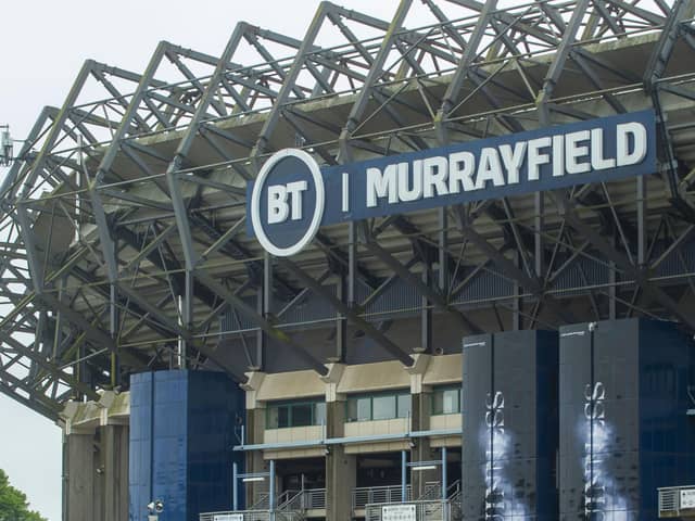 Fans are being urged to plan ahead and allow plenty time to get to Murrayfield in time for Saturday's game.  Picture: Lisa Ferguson.