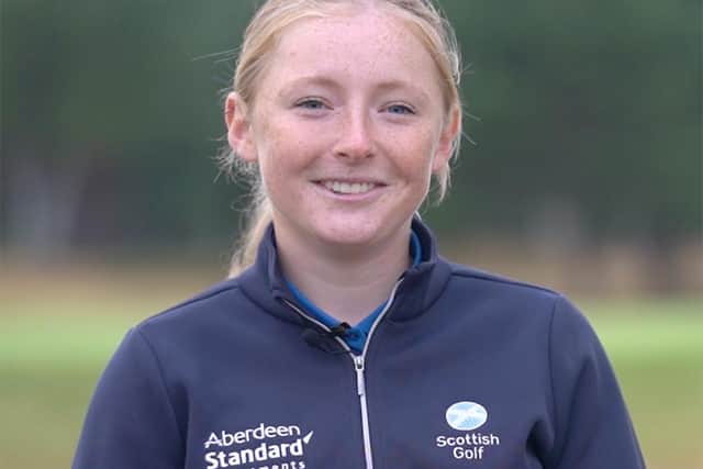 West Kilbride's Louise Duncan is aiming to join compatriot Hannah Darling in making a second successive appearance in the event. Picture: Scottish Golf