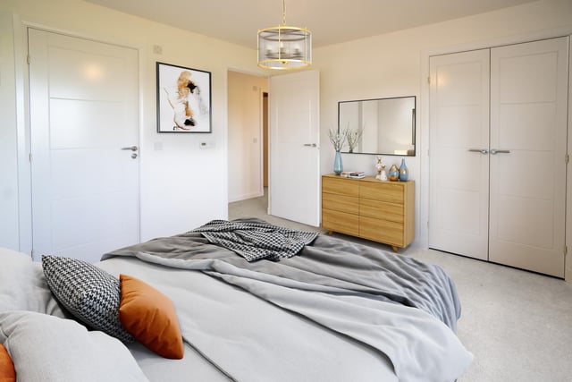 Two bedrooms share a Jack and Jill en-suite