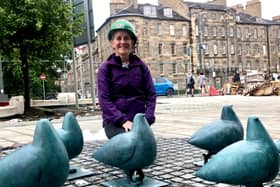 Shona Kinloch, was commissioned to create the sculptures in the mid 1990s. The artist said 'It’s lovely to have them back' after 17 years of being in storage.