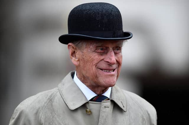 The Duke of Edinburgh attending the Captain General's Parade at his final individual public engagement, at Buckingham Palace in London.