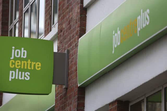 A Job Centre Plus outlet. West Lothian is predicted to be the worst-hit area in Scotland in terms of jobs impact under a new think tank report. Picture: Philip Toscano/PA Wire