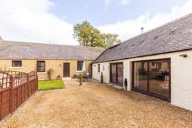 This impressive, truly unique five bedroom converted Steading comes with beautifully landscaped private gardens, excellent off-street parking together with external workshop and store.