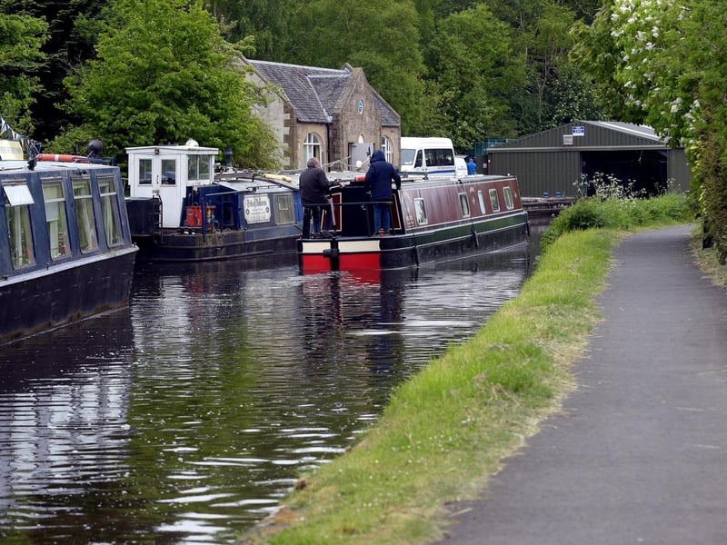 The Union Canal, full name the Edinburgh and Glasgow Union Canal, runs from Falkirk to Edinburgh, constructed to bring minerals, especially coal, to the capital. It is now a popular walking route in the Capital, with walkers often heading into Colinton Dell from the Canal. Pic Lisa Ferguson.