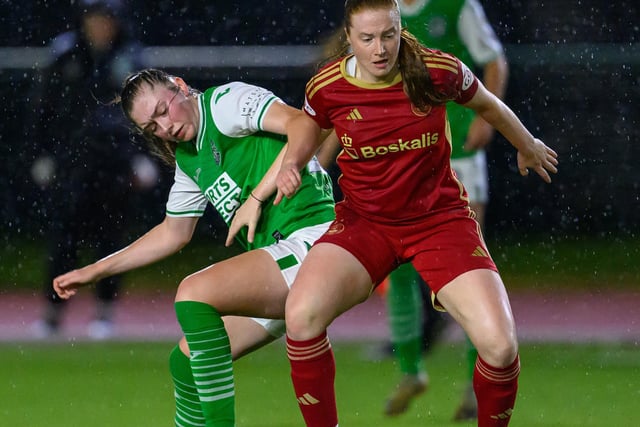 It’s been a lightening return to Hibs for Bowie who has quickly become one of the best players in the team. Her quick pace and trickery on the wing have become a problem not many opposing defenders have been able to subdue. Credit: (© ScottishPower Women’s Premier League | Malcolm Mackenzie)