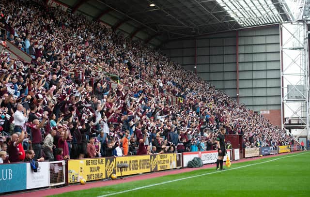 Hearts fans face vaccine checks this weekend.