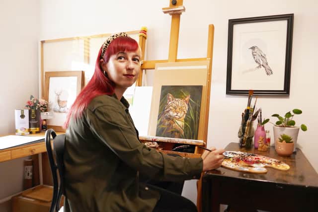 Adriana de Matos is an Edinburgh-based artist who takes inspiration from the beauty of Scottish wildlife.