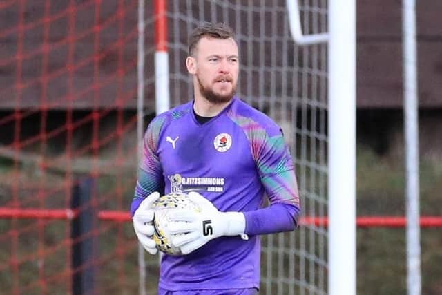 Michael Andrews has played in two of Bonnyrigg Rose's Premier Sports Cup Group D ties and wants to push Mark Weir for the No1 jersey. Picture: Joe Gilhooley LRPS