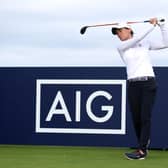Catriona Matthew, the 2009 winner, is the leading British player along with Becky Morgan from Wales at the halfway stage in the AIG Women's Open at Royal Troon. Picture: R&A via Getty Images